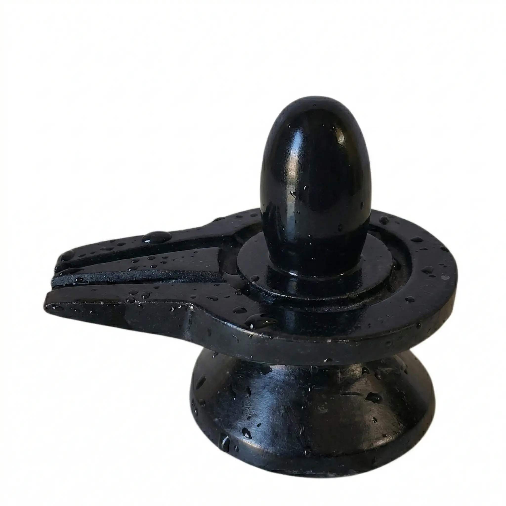 Black Narmadeshwar Shivling for Home