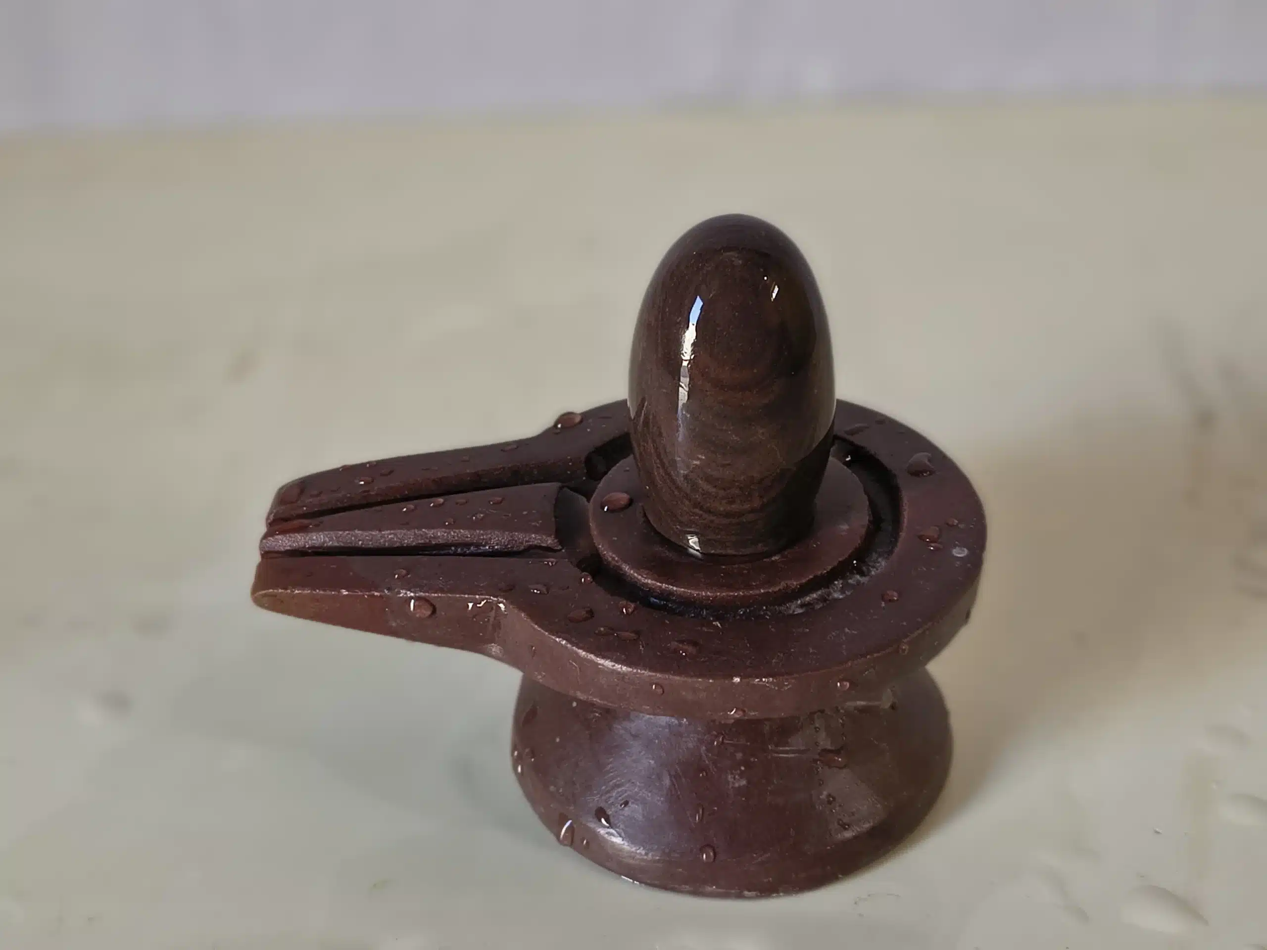 Narma Janeudhari Shivling With Jaladhari - Narmada River Stone